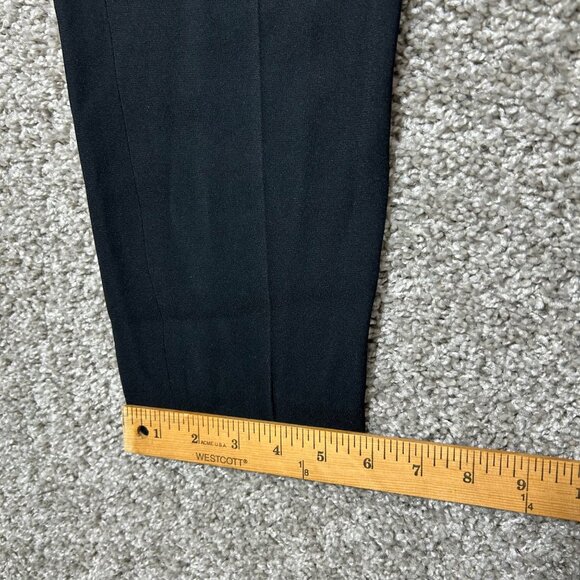 Babaton Black Slim-Fit Trousers W/ White Side Stripe Elastic Waist Womens Size S - Picture 10 of 12